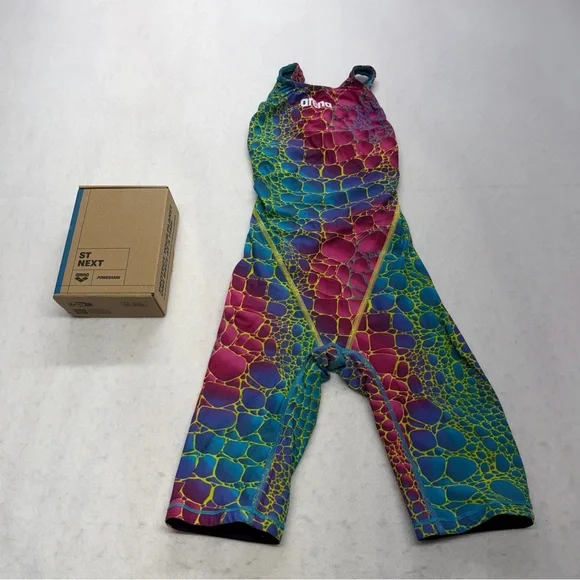 Arena Powerskin ST Next LE OB Aurora Caimano Swimming Tech Suit Size 26 - Picture 1 of 12